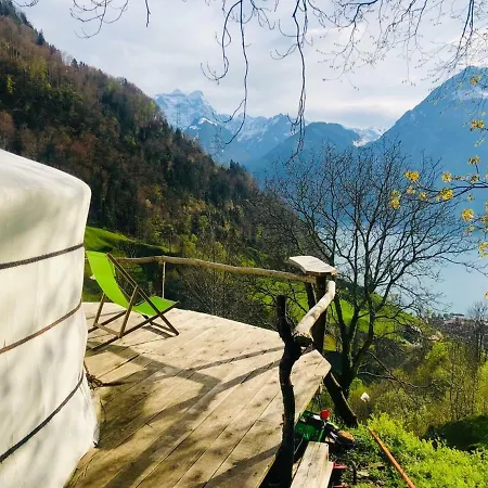 Panorama Jurte Über Dem Uri-See  Sisikon Exterior foto